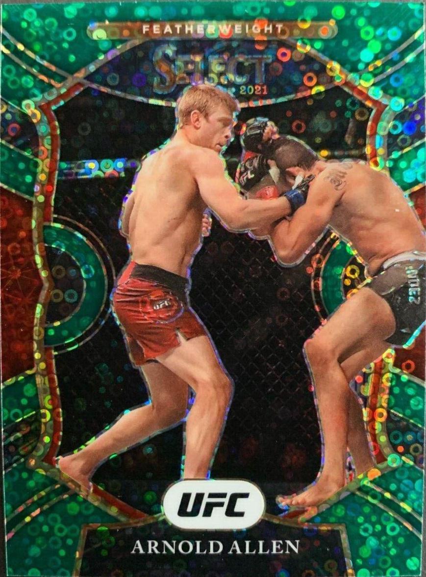 Arnold Allen 2021 Panini Select UFC Concourse #76 Green Disco