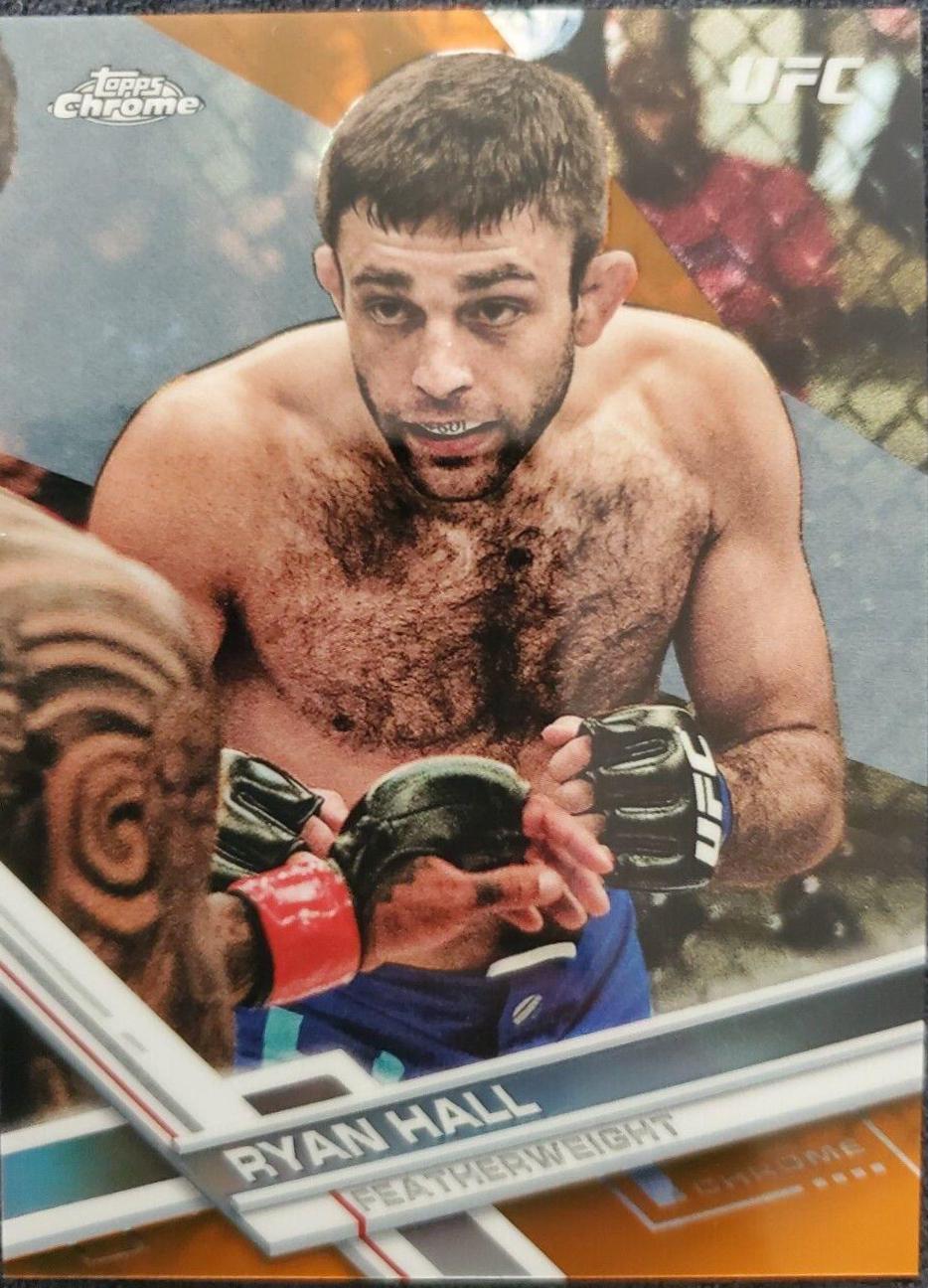 Ryan Hall 2017 Topps Chrome UFC Base #42 Orange