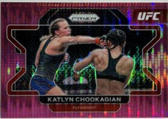 Katlyn Cerminara 2022 Panini Prizm UFC Base #64 Pink Pulsar