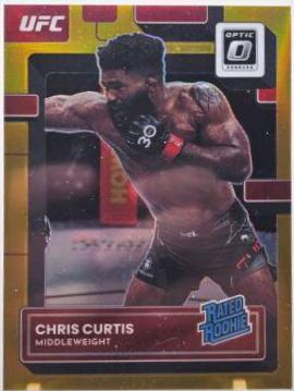 Chris Curtis 2023 Panini Donruss Optic UFC Base #122 Gold