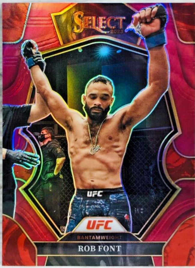 Rob Font 2023 Panini Select UFC Premier Level #189 Maroon
