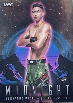 Fernando Padilla 2024 Topps Midnight UFC Base #65 Black Light