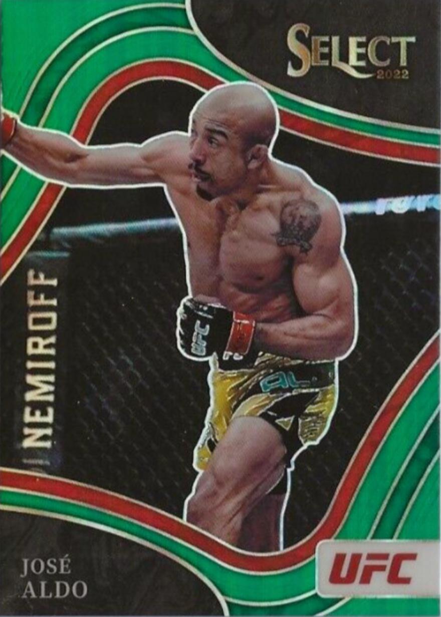 José Aldo 2022 Panini Select UFC Octagonside #235 Green