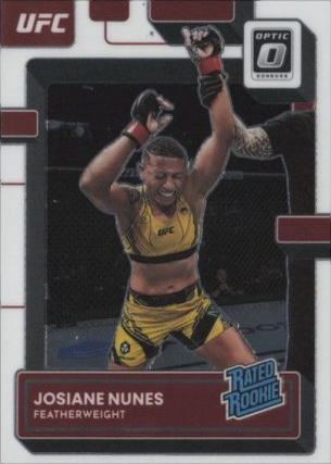 Josiane Nunes 2023 Panini Donruss Optic UFC Base #137 Green