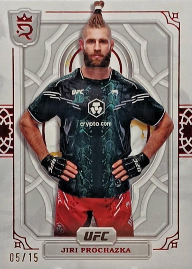 Jiri Prochazka 2024 Topps Royalty UFC Base #15 Red