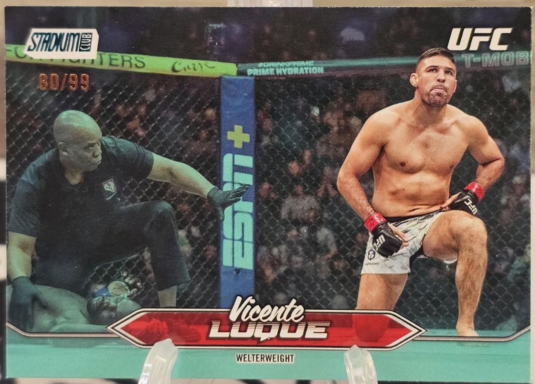 Vicente Luque 2025 Topps Stadium Club UFC Base #119 Turquoise