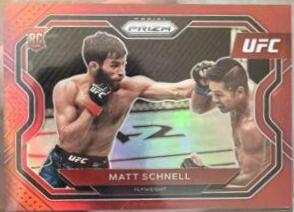 Matt Schnell 2021 Panini Prizm UFC Base #109 Red