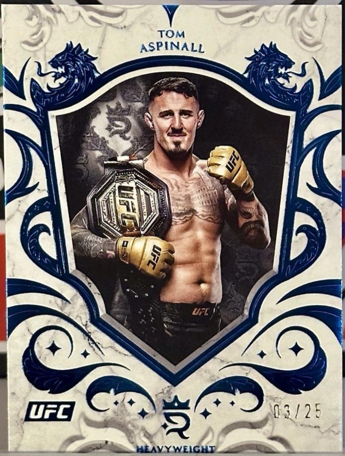 Tom Aspinall 2025 Topps Royalty UFC Base #59 Blue