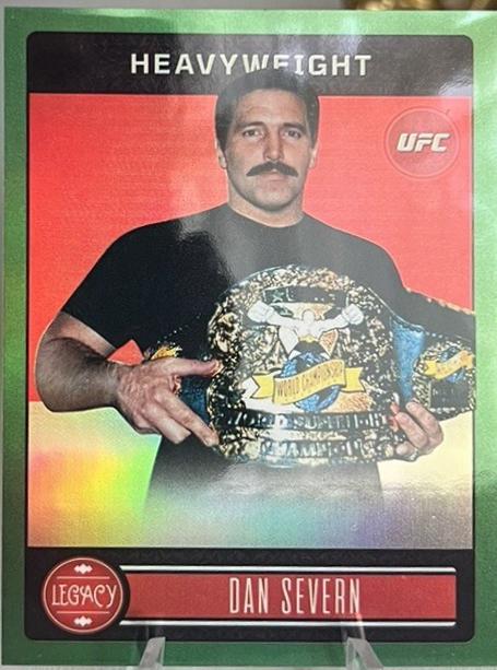 Dan Severn 2023 Panini Chronicles UFC Base Legacy Premium Edition #348 Green