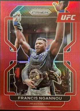 Francis Ngannou 2022 Panini Prizm UFC Base #153 Red