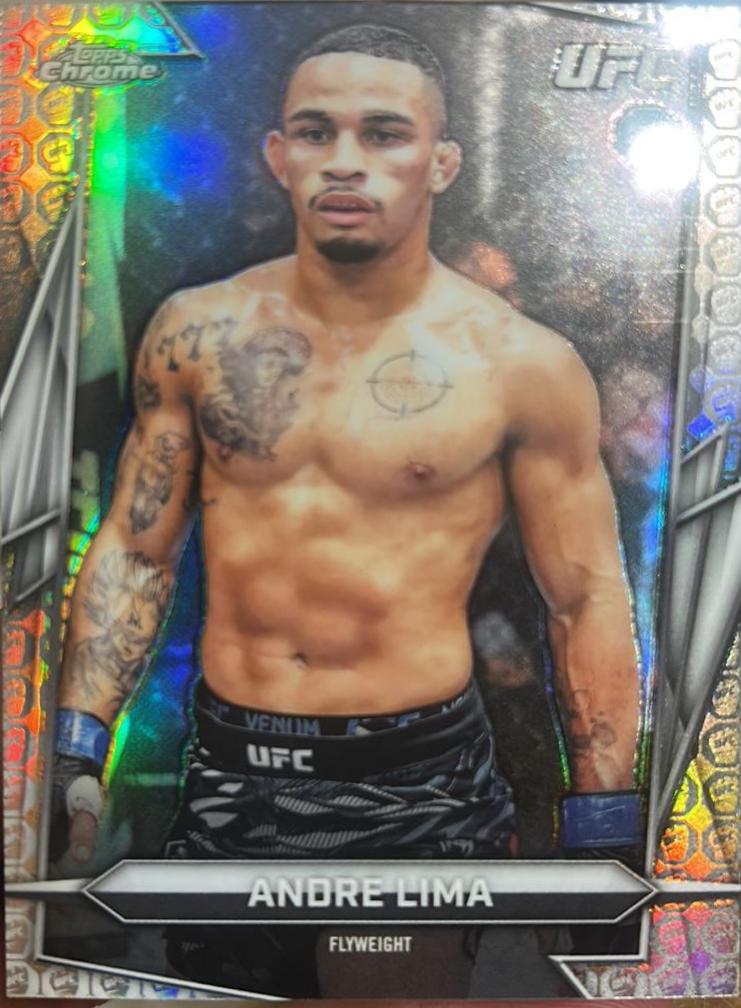 Andre Lima 2026 Topps Chrome UFC Base #193 UFC Glove Refractor