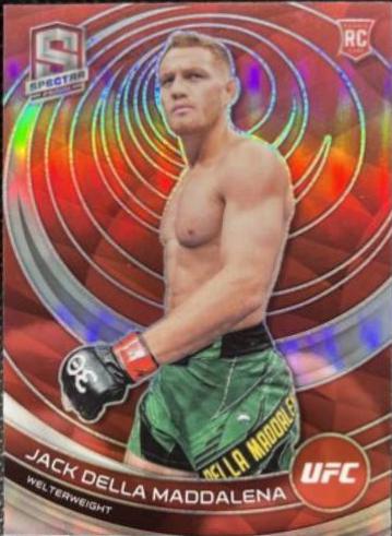 Jack Della Maddalena 2023 Panini Chronicles UFC Base Spectra #378 Red