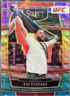 Tai Tuivasa 2022 Panini Select UFC Concourse #20 Tri Color