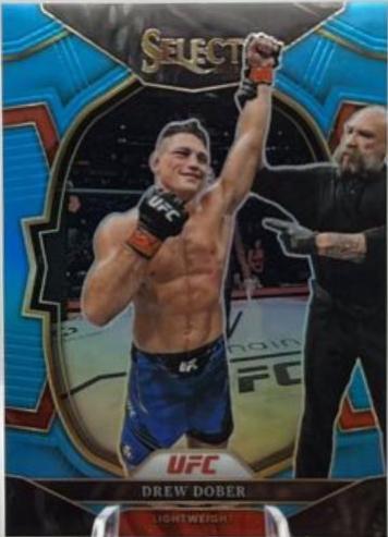 Drew Dober 2023 Panini Select UFC Concourse #92 Light Blue