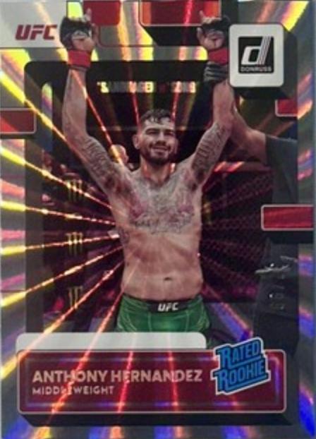 Anthony Hernandez 2023 Panini Donruss UFC Base #211 Laser