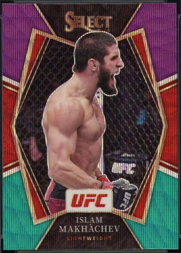 Islam Makhachev 2022 Panini Select UFC Premier Level #125 Tri Color