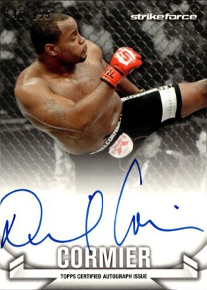 Daniel Cormier 2013 Topps UFC Knockout Knockout Autographs #KA-DCO Mat