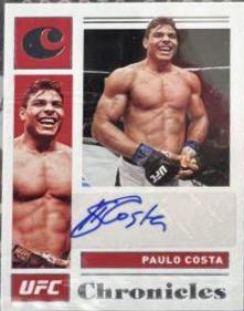 Paulo Costa 2021 Panini Chronicles UFC Chronicles Signatures #CS-PCS