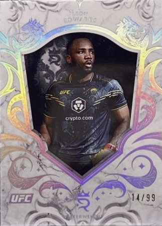 Leon Edwards 2025 Topps Royalty UFC Base #39 Red