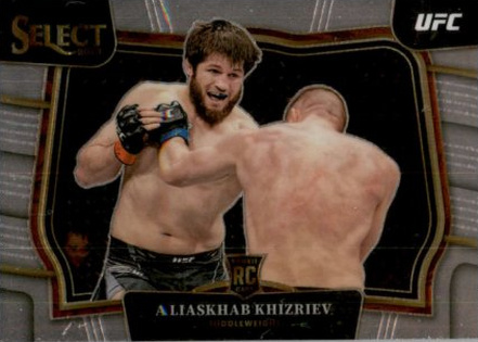 Aliaskhab Khizriev 2023 Panini Select UFC Octagonside #262 Black Disco