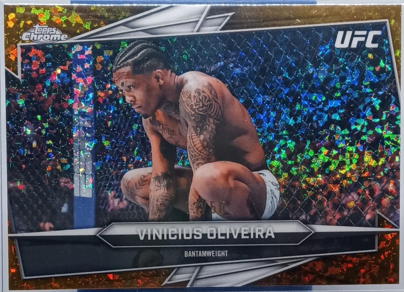 Vinicius Oliveira 2026 Topps Chrome UFC Base #122 Gold Refractor