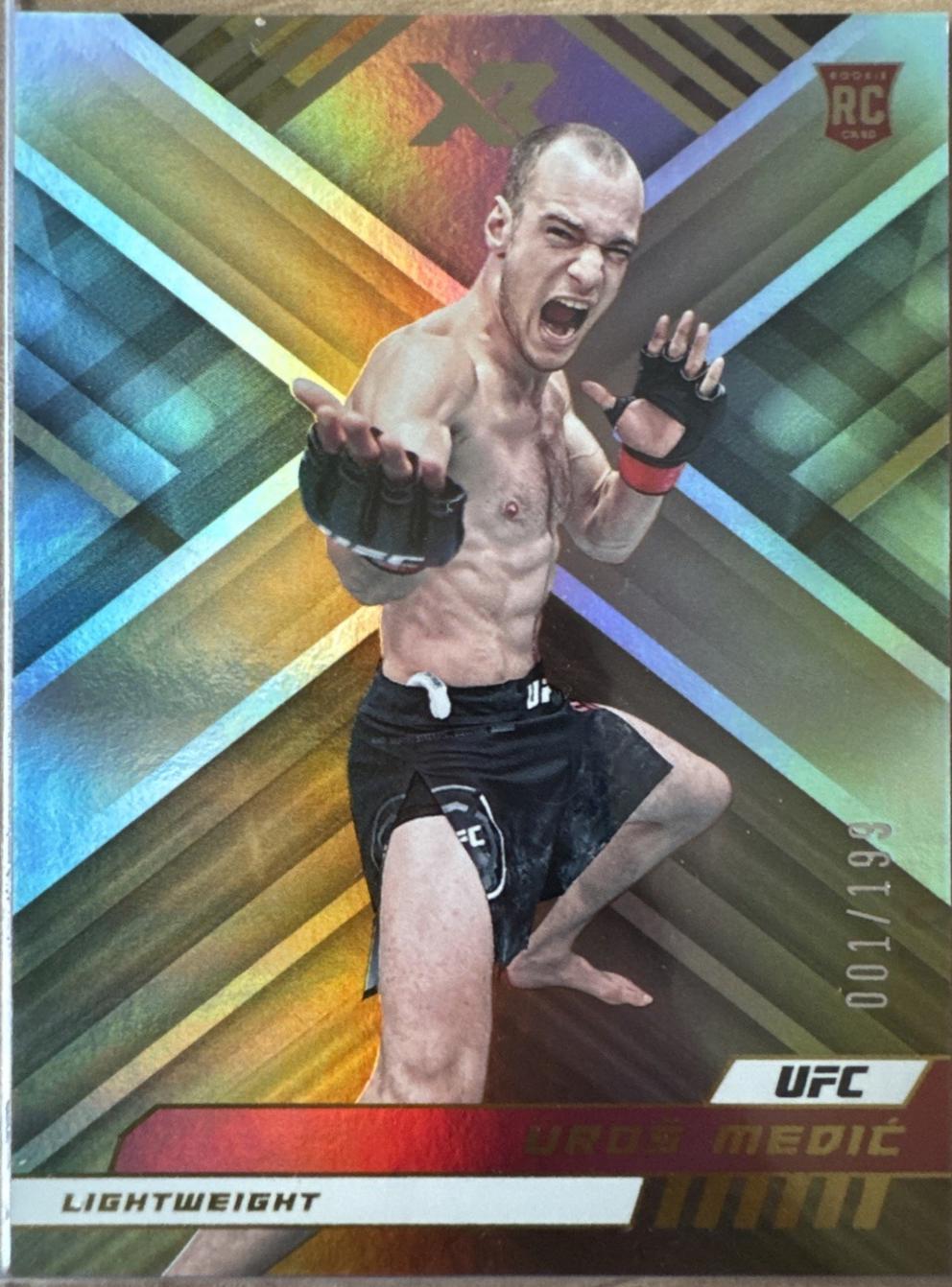 Uros Medic 2023 Panini Chronicles UFC Base XR #289 Bronze