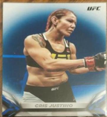 Cris Justino 2018 Topps UFC Knockout Base #11 Blue