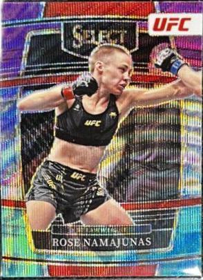 Rose Namajunas 2022 Panini Select UFC Concourse #77 Tri Color