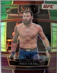 Paul Craig 2022 Panini Select UFC Concourse #99 Teal and Pink