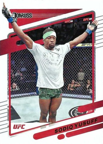 Sodiq Yusuff 2022 Panini Donruss UFC Base #158 Blue