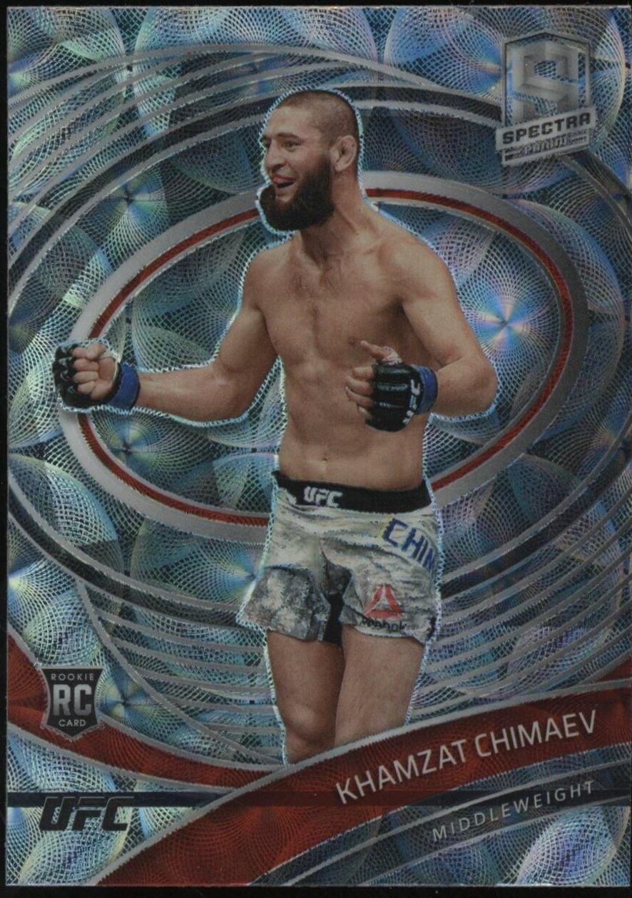 Khamzat Chimaev 2021 Panini Chronicles UFC Base Spectra #293 Asia