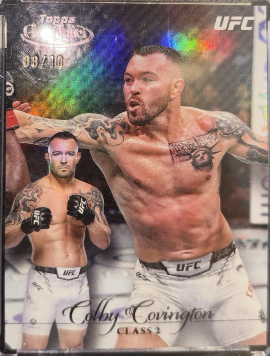 Colby Covington 2024 Topps Gold Label UFC Base Class II #88 Black