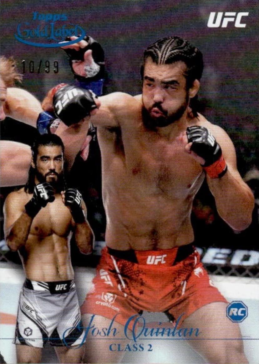 Josh Quinlan 2024 Topps Gold Label UFC Base Class II #99 Blue