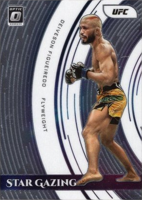 Deiveson Figueiredo 2022 Panini Donruss Optic UFC Star Gazing #19 Gold Vinyl