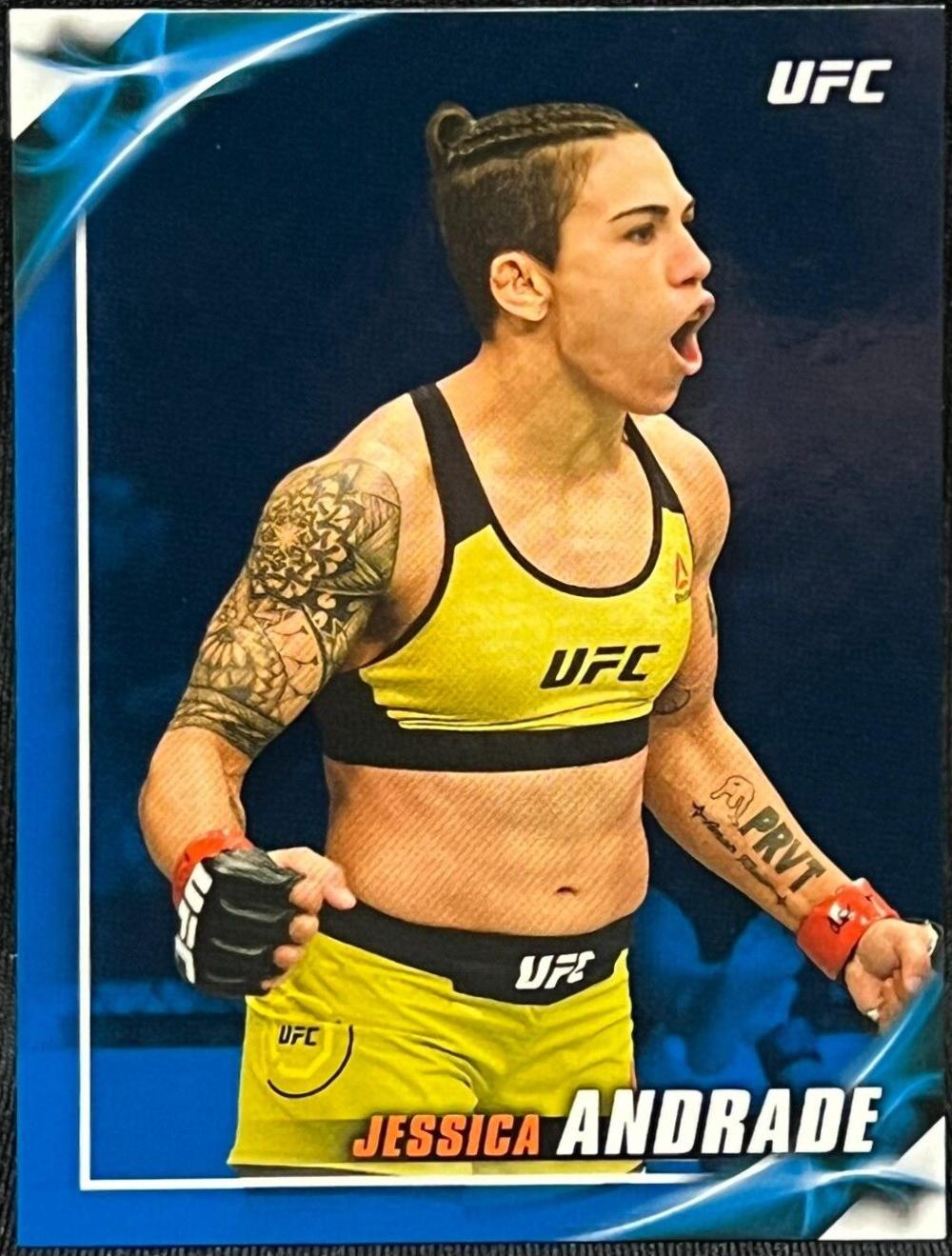 Jessica Andrade 2019 Topps UFC Knockout Base #29 Blue