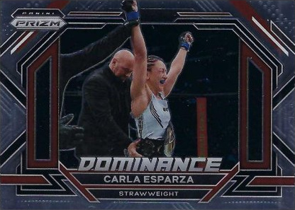 Carla Esparza 2023 Panini Prizm UFC Dominance #28 Black