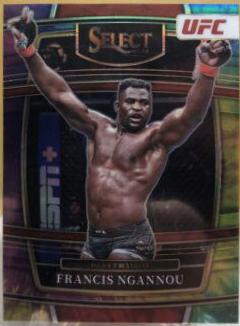 Francis Ngannou 2022 Panini Select UFC Concourse #35 Tie Dye