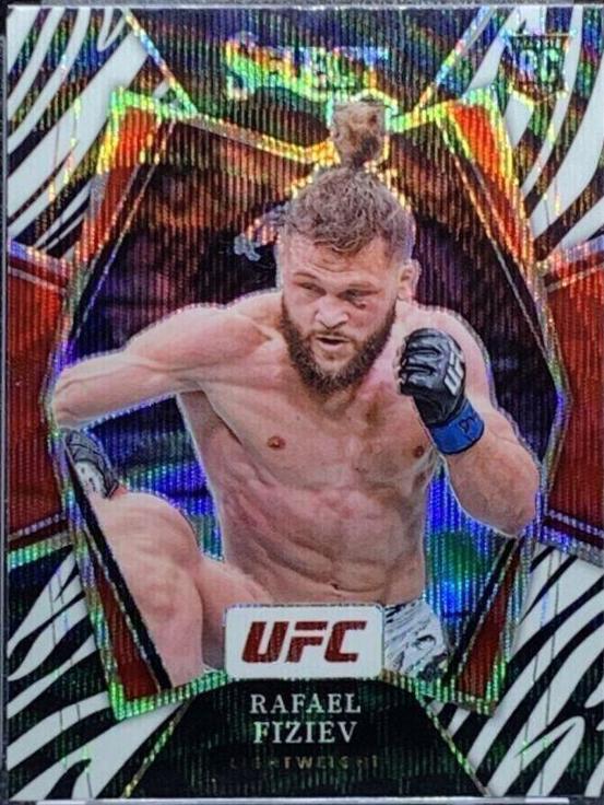 Rafael Fiziev 2022 Panini Select UFC Premier Level #147 Zebra