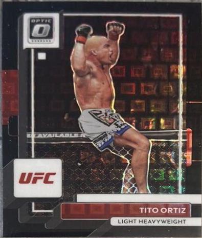 Tito Ortiz 2023 Panini Donruss Optic UFC Base #80 Black Pandora