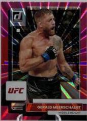 Gerald Meerschaert 2023 Panini Donruss UFC Base #163 Pink Laser
