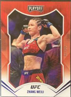 Zhang Weili 2022 Panini Chronicles UFC Base Playoff #161 Purple