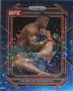 Francis Ngannou 2023 Panini Prizm Under Card UFC Base #117 Blue