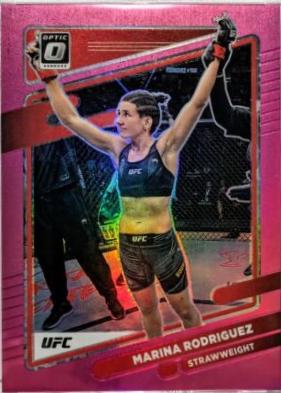 Marina Rodriguez 2022 Panini Donruss Optic UFC Base #11 Pink