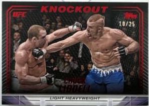 Chuck Liddell 2024 Topps Knockout UFC Base #2 Red