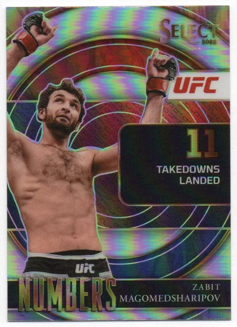 Zabit Magomedsharipov 2022 Panini Select UFC Select Numbers #24 Silver