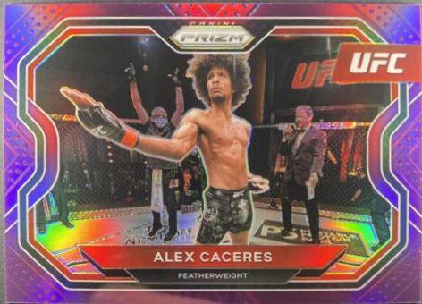 Alex Caceres 2021 Panini Prizm UFC Base #112 Purple