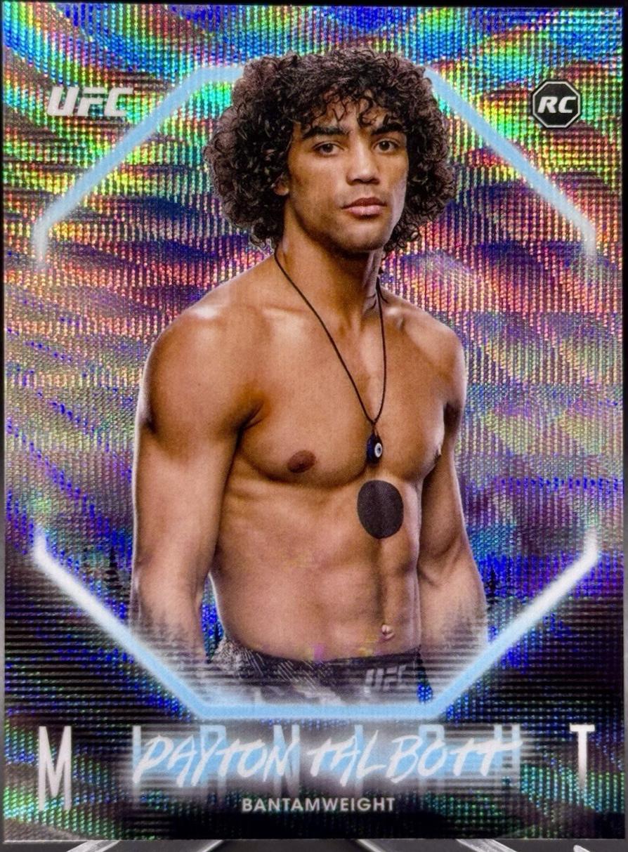 Payton Talbott 2025 Topps Midnight UFC Base #9 Moon Beam