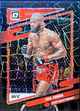 Jon Jones 2022 Panini Donruss Optic UFC Base #65 Black Velocity