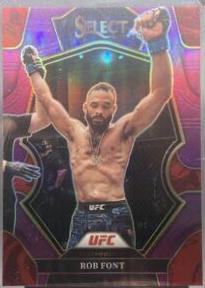 Rob Font 2023 Panini Select UFC Premier Level #189 Purple