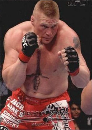Brock Lesnar 2011 Topps UFC Title Shot Base #32 Diamond
